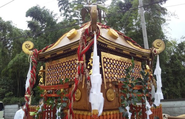 16 染谷鹿島神社　3年ぶりの清心神社神輿渡御